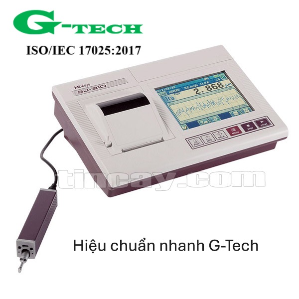 Hiệu chuẩn Máy đo độ nhám bề mặt kim loại SJ310 (0.75mN). Dịch vụ hiệu chuẩn nhanh G-tech 24/7 và phục vụ tận nơi tại các khu công nghiệp miền Trung 