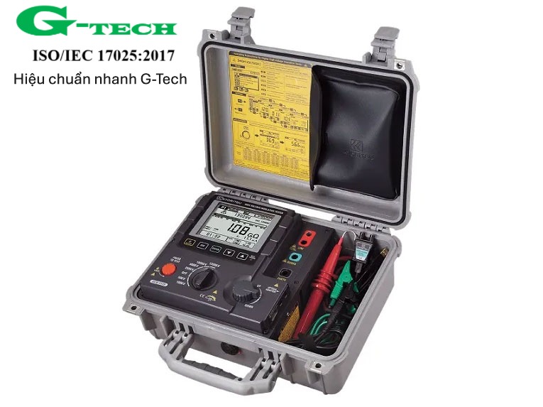 Hiệu chuẩn Đồng hồ đo điện trở cách điện Kyoritsu 3128 (12kV/35TΩ). Dịch vụ hiệu chuẩn nhanh G-Tech 24/7 tại Đắk Nông