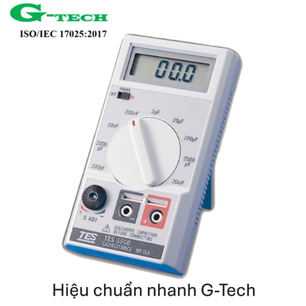 Hiệu chuẩn Thiết bị đo điện dung TES-1500. Dịch vụ hiệu chuẩn nhanh G-Tech 24/7 tại Đắk Lắk