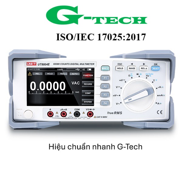 Hiệu chuẩn  Đồng hồ vạn năng để bàn Uni-t UT8804E. Dịch vụ hiệu chuẩn nhanh G-Tech 24/7 tại Thừa Thiên Huế