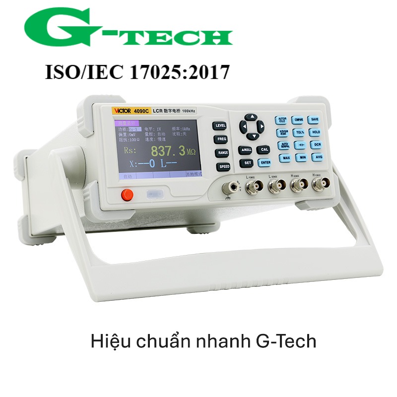 Hiệu chuẩn Máy đo điện trở LCR để bàn VICTORY VC4090A. Dịch vụ hiệu chuẩn nhanh G-Tech 24/7 và phụ vụ tận nơi tại các khu công nghiệp miền Trung