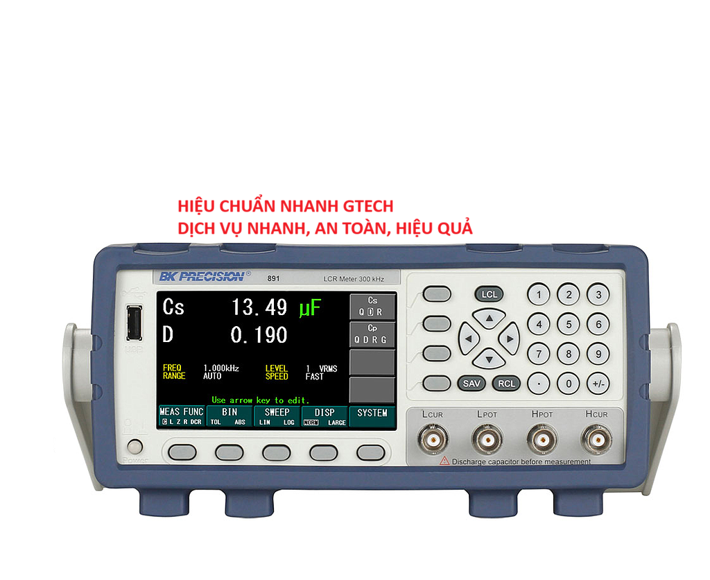 Hiệu chuẩn thiết bị Máy LCR/ LCR meter. Dịch vụ hỗ trợ nhanh chóng, uy tín tại Bình Định